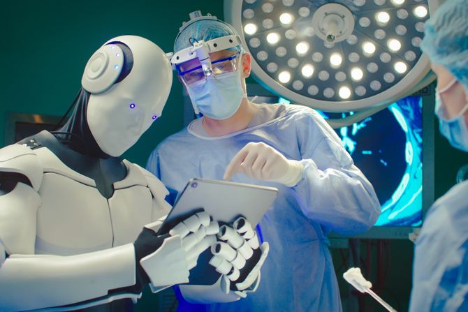 AI doktor, robot