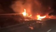 Novi snimak jezive nesreće u kojoj su poginuli Diogo Žota i njegov brat, auto u plamenu, nije im bilo spasa...