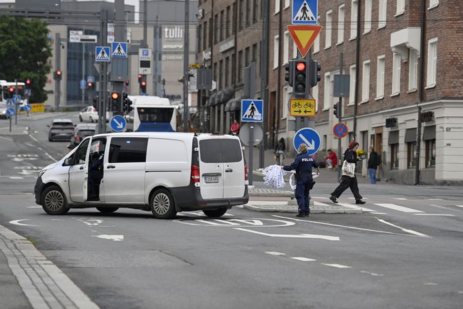 Finska, napad kod tržnog centra