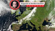 Pogledajte kako snažni oblaci sa zapada jure prema Srbiji: Očekuje se i 50 litara kiše, prete grad i oluje!