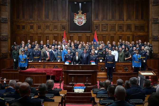 Svečanost povodom završetka školovanja 14. klase VSBO i oficira 68. klase GŠU