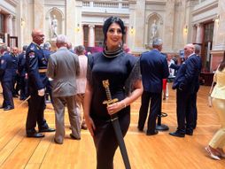 Biljana Jovanović, uručene sablje