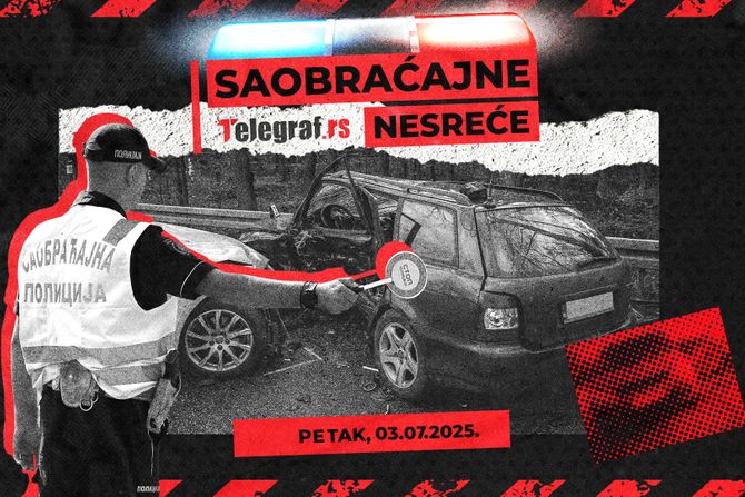 Saobraćajne nesreće za 03. jul Saobraćajne nesreće za 03. jul