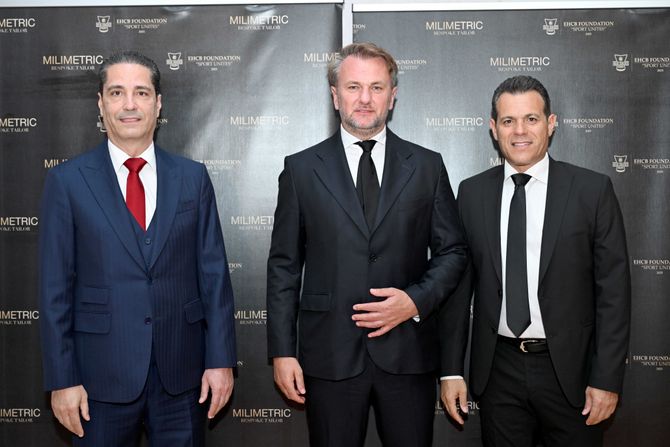 Evroliga svečana večera, Željko Obradović, Janis Sferopulos Evroliga svečana večera, Željko Obradović, Janis Sferopulos