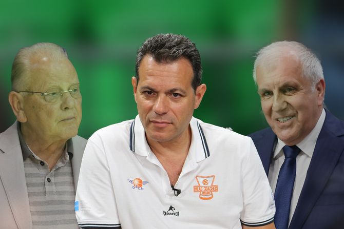 Dimitris Itudis, Dušan Duda Ivković, Željko Obradović Dimitris Itudis, Dušan Duda Ivković, Željko Obradović