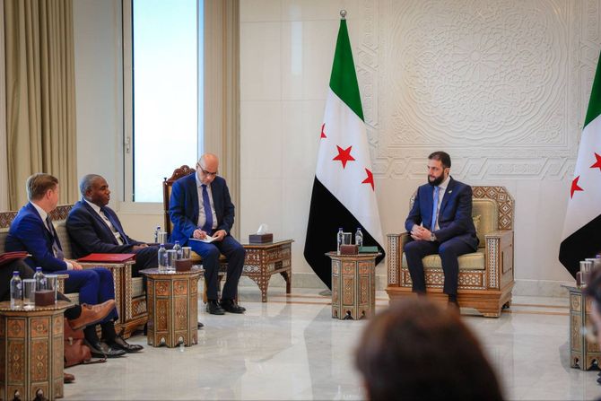 David Lammy Damascus Syria David Lammy Damascus Syria