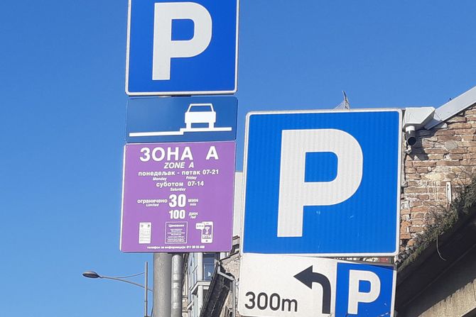 Zona, ljubicasta zona, parkiranje Zona, ljubicasta zona, parkiranje