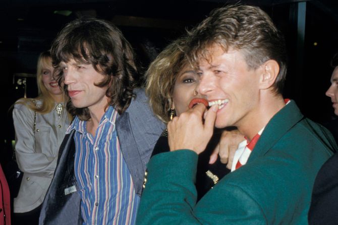 JERRY HALL, MICK JAGGER, TINA TURNER & DAVID BOWIE JERRY HALL, MICK JAGGER, TINA TURNER & DAVID BOWIE
