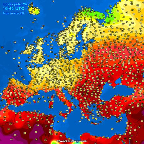 Trenutne temperature vazduha Trenutne temperature vazduha