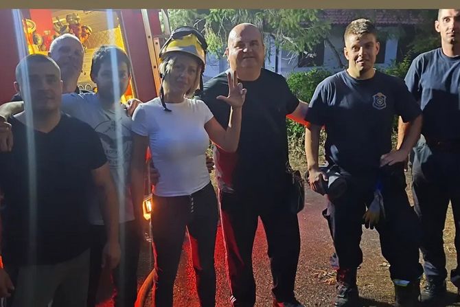 Požar Grbice, gradske službe