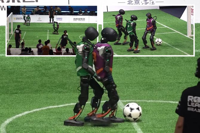 Roboti igraju fudbal