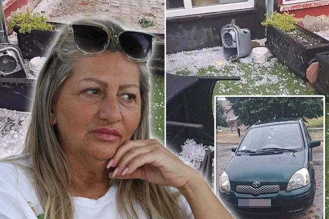 Biljana Dragojević oluja nevreme šteta grad lokal automobil Fičer