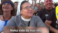 Užas, časna sestra iz Sremske Mitrovice sva oduševljena poručila sa koncerta Tompsona: "Neka vide da nas ima!"