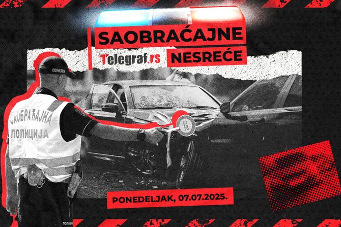 Saobraćajne nesreće za 07. jul Saobraćajne nesreće za 07. jul