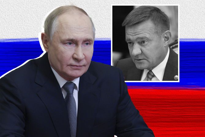 Roman Starovoyt i Vladimir Putin Roman Starovoyt i Vladimir Putin