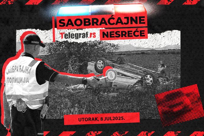 Saobraćajne nesreće za 8 jul Saobraćajne nesreće za 8 jul
