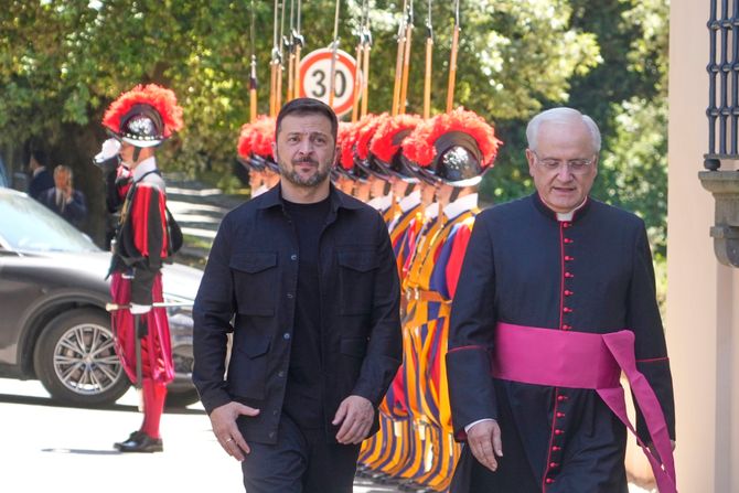 Volodimir Zelenski i papa Lav XIV Volodimir Zelenski i papa Lav XIV