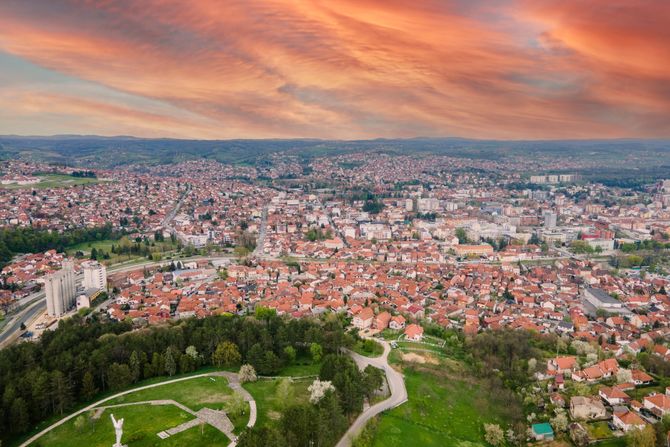 Valjevo panorama