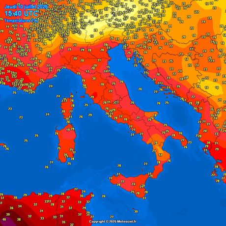 Trenutne temperature vazduha Trenutne temperature vazduha