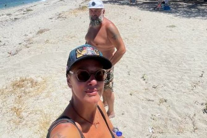Tijana Dapčević sa suprugom