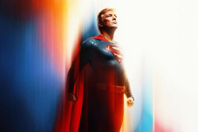Donald Tramp Supermen