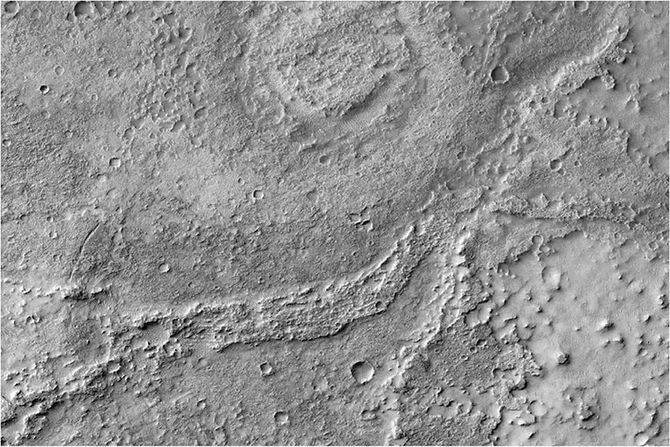 Mars, fluvijalni grebeni Mars, fluvijalni grebeni