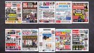 NASLOVNE STRANE DANAŠNJIH NOVINA: Prelistavanje štampe za subotu, 12. jul 2025. godine