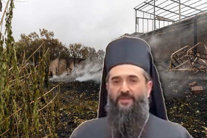 niški mitropolit Arsenije, pozari