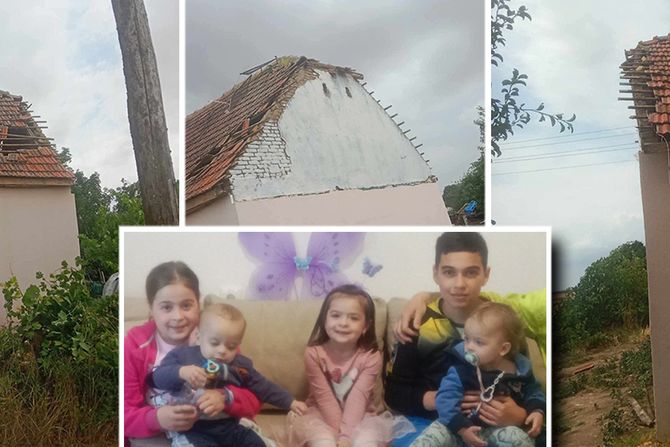 Sanela Pekla, kuća, oluja odnela krov, selo Đurđin Sanela Pekla, kuća, oluja odnela krov, selo Đurđin
