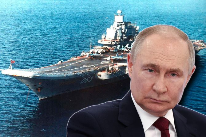vladimir putin, nosač aviona, Admiral Kuznetsov