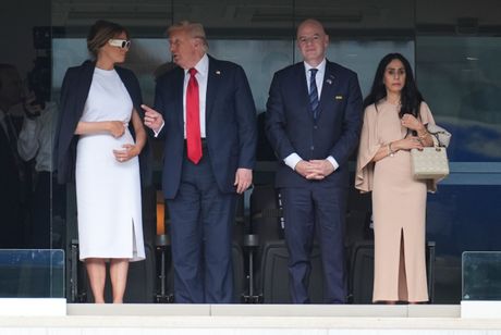 Melanija Tramp, Donald Tramp, Đani Infantino Melanija Tramp, Donald Tramp, Đani Infantino