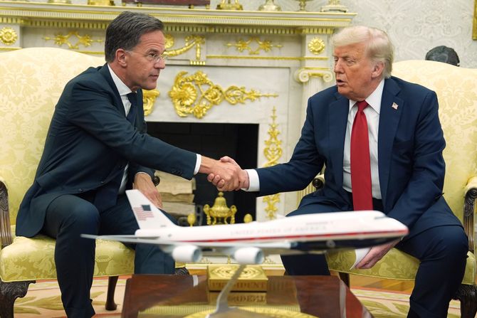 Donald Tramp i Mark Rute Donald Tramp i Mark Rute