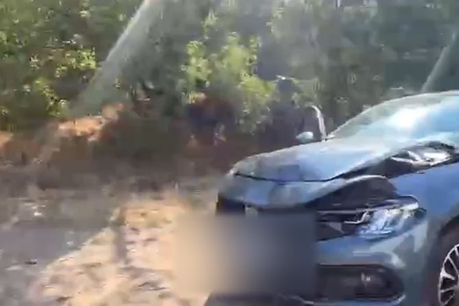 Lančani sudar na Čukaričkoj padini Lančani sudar na Čukaričkoj padini