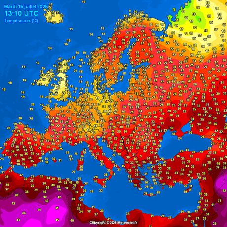 Trenutne temperature Trenutne temperature