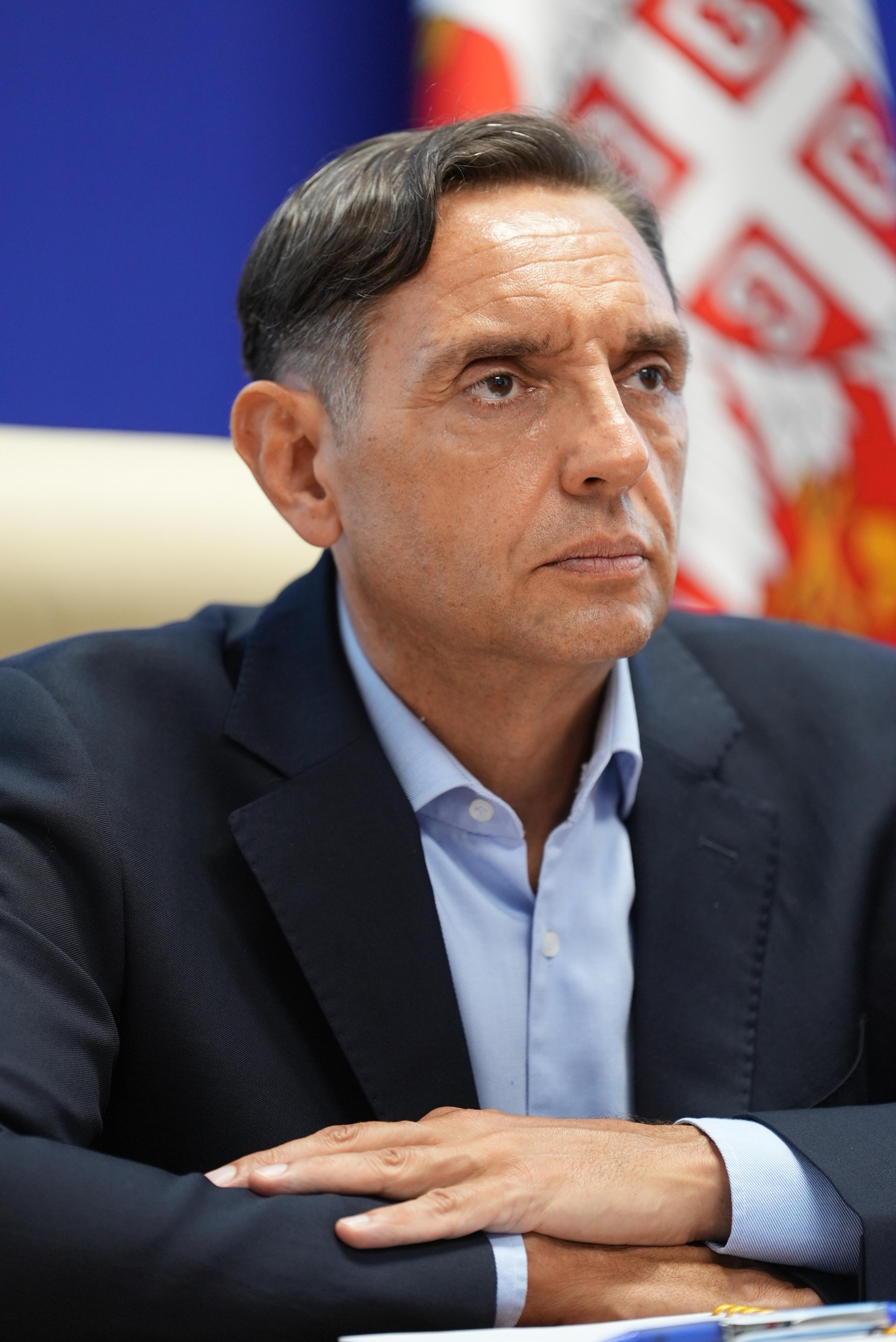 Aleksandar Vulin prisustvuje vaskršnjoj liturgiji u Svetom manastiru Hilandaru