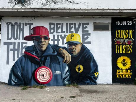 Public Enemy mural Public Enemy mural