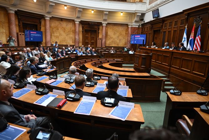 Skupština Srbije Konferencija Izrael Srbija SAD