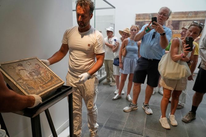Pompeja, erotski mozaik Pompeja, erotski mozaik