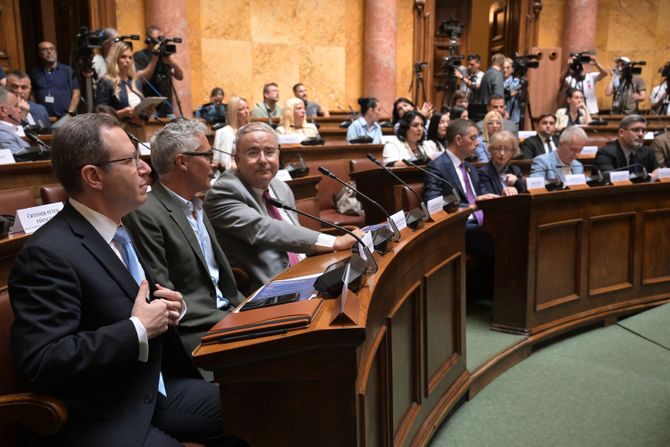 Skupstina Srbije, Beogradski strateski dijalog, Marko Đurić