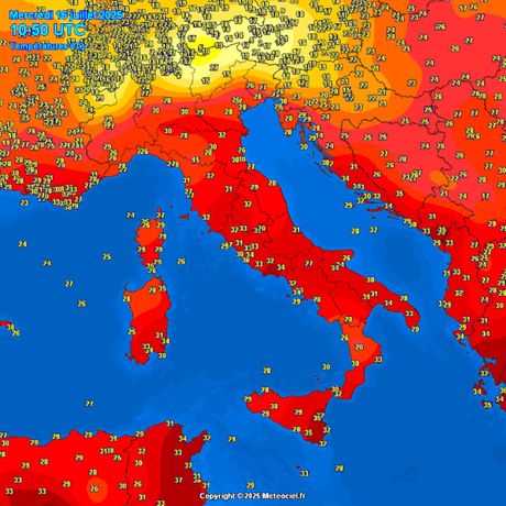 Trenutne temperature vazduha Trenutne temperature vazduha