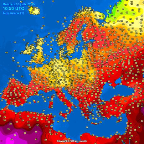 Trenutne temperature vazduha Trenutne temperature vazduha
