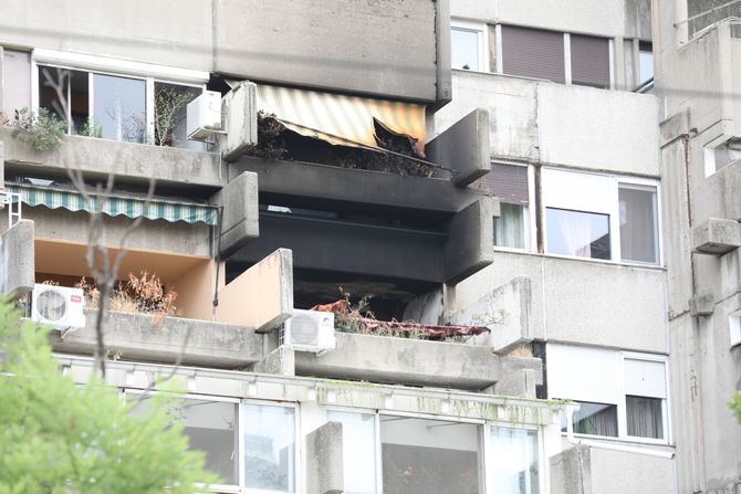 Požar u stanu, Voždovac Požar u stanu, Voždovac