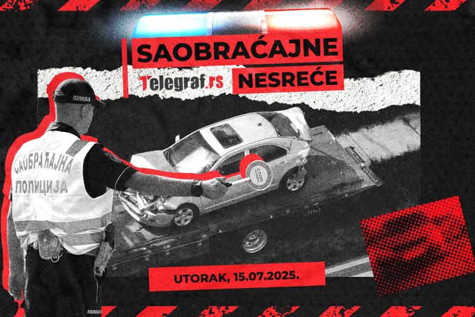 Saobraćajne neesreće za 15. jul Saobraćajne neesreće za 15. jul