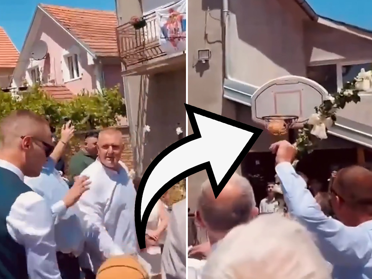 Neobičan 'običaj' dolaska po mladu postaje novi hit na svadbama: Zaboravite na gađanje jabuke