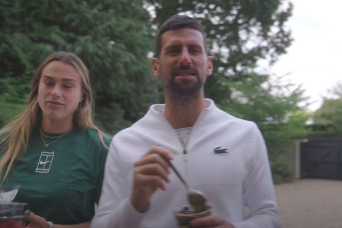 Arina Sabalenka, Novak Đoković Arina Sabalenka, Novak Đoković