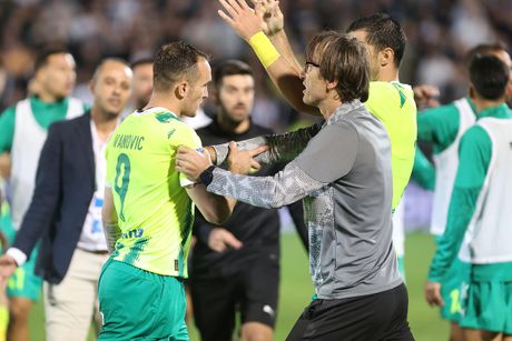 Marko Milošević - Đorđe Ivanović (FK Partizan - FK AEK Larnaka) Marko Milošević - Đorđe Ivanović (FK Partizan - FK AEK Larnaka)