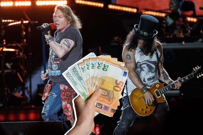 Guns N' Roses, novac Guns N' Roses, novac