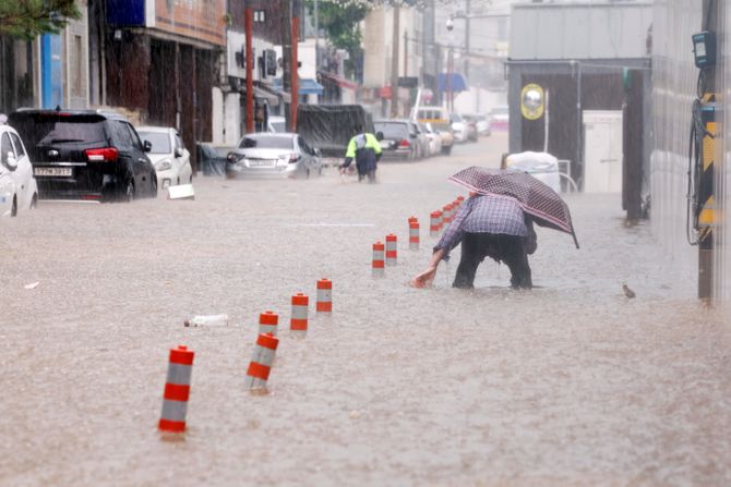 Južna Koreja poplave kiša nevreme
