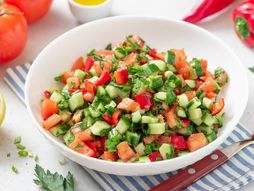 paradajz i krastavac, salata, salata od paradajza, salata od krastavca, povrće