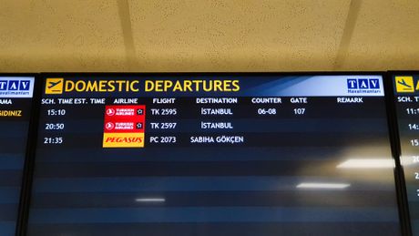 Izvestaj sa leta Istanbul-Alanja-Istanbul, Istanbul, Alanja Izvestaj sa leta Istanbul-Alanja-Istanbul, Istanbul, Alanja
